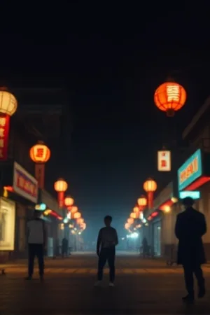 《第七次关灯》封面，第七次熄灭后仅剩一盏壁灯的客厅